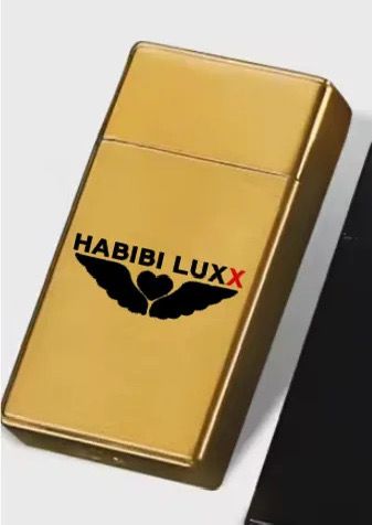 NEW - Gold Zippo featuring the Habibi Luxx logo